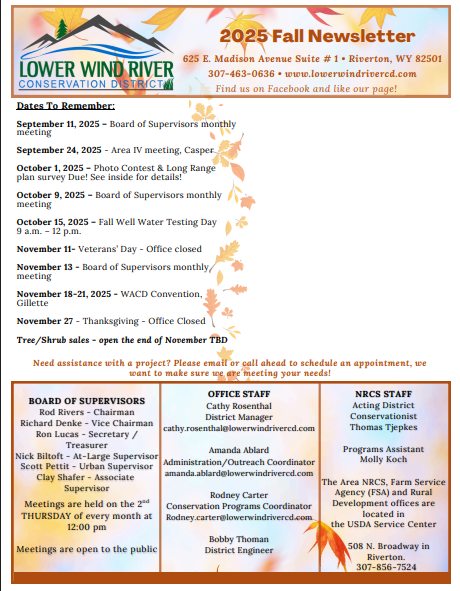 Fall Newsletter Image